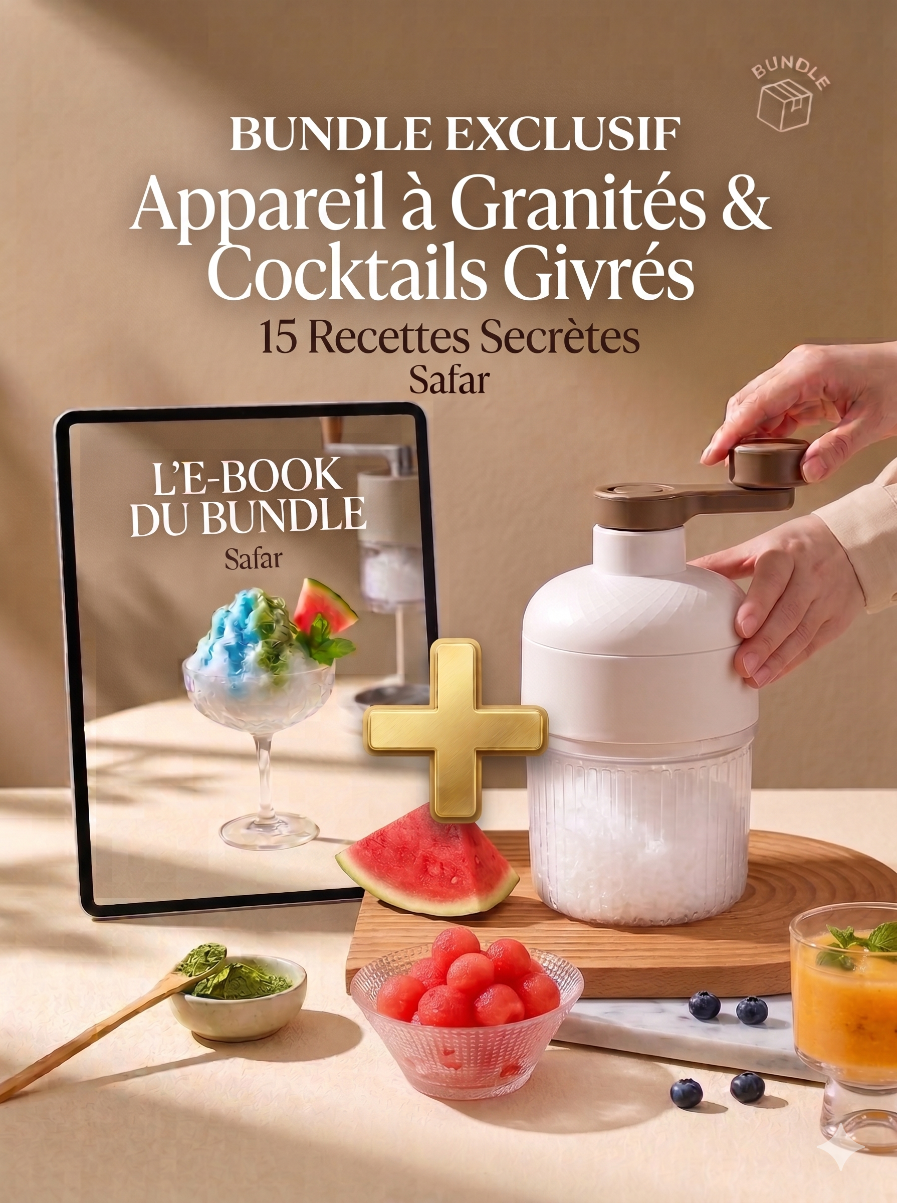 Appareil à Granités & Cocktails Givrés