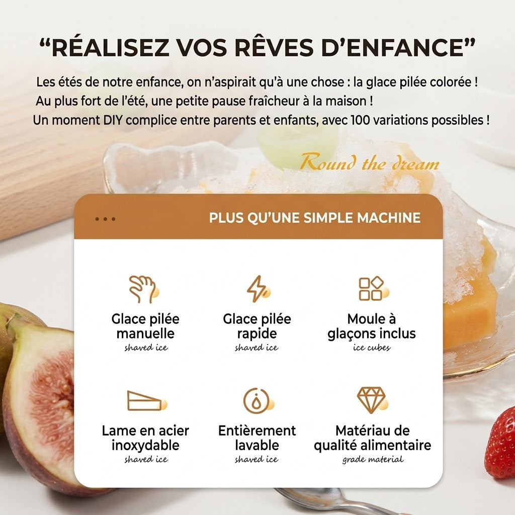 Appareil à Granités & Cocktails Givrés