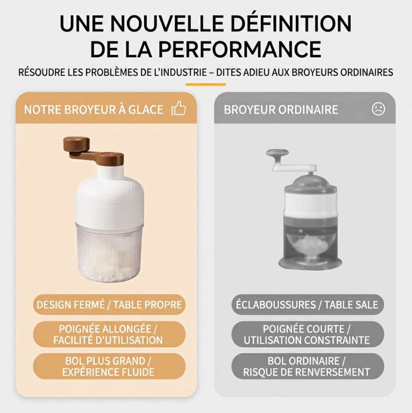 Appareil à Granités & Cocktails Givrés