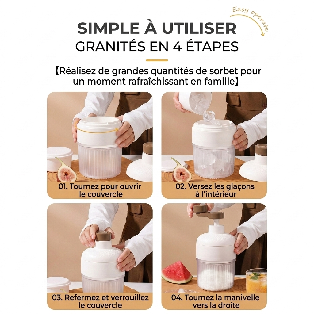 Appareil à Granités & Cocktails Givrés